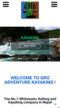 Mobile Screenshot of grgadventurekayaking.com